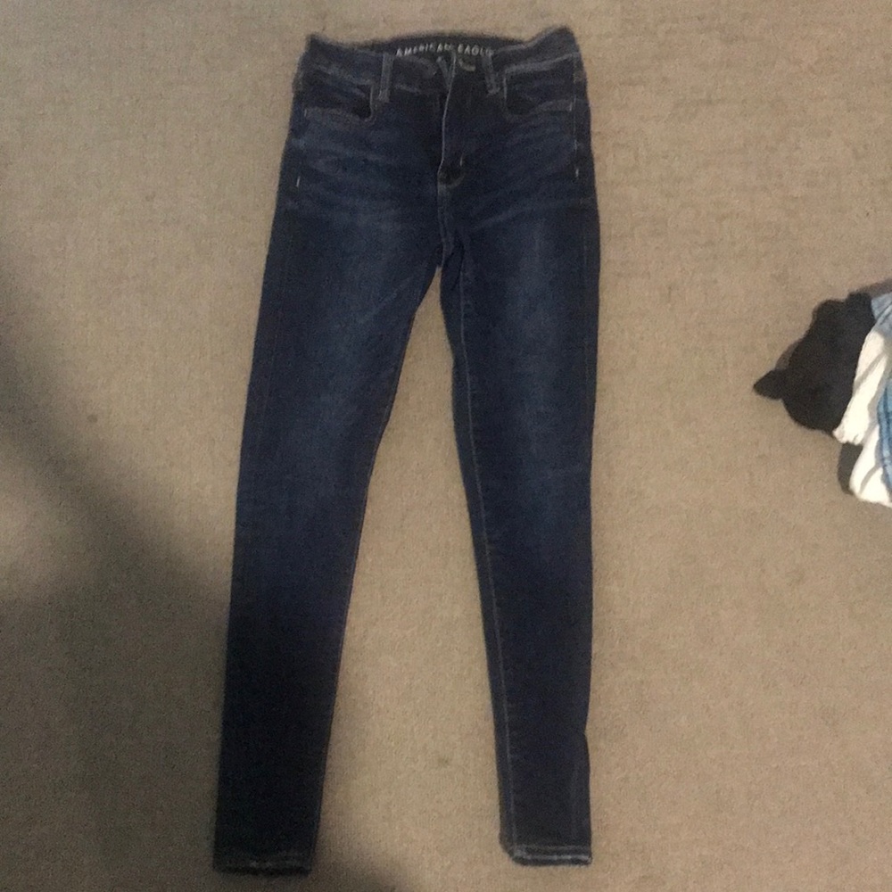 Super stretch high-rise jeggings